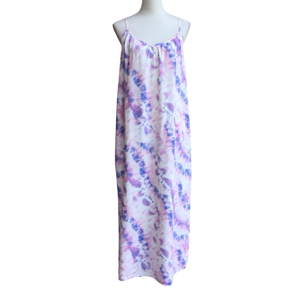 Jasmine + Ginger Pink Tye Dye Slip Dress NEW